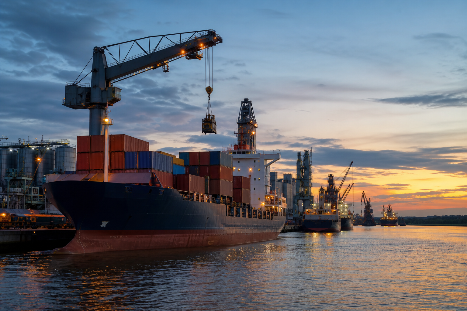 Embarcación de carga para comercio exterior